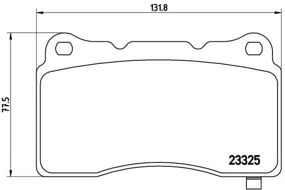 BREMBO Sada brzdových platničiek kotúčovej brzdy P59079 1