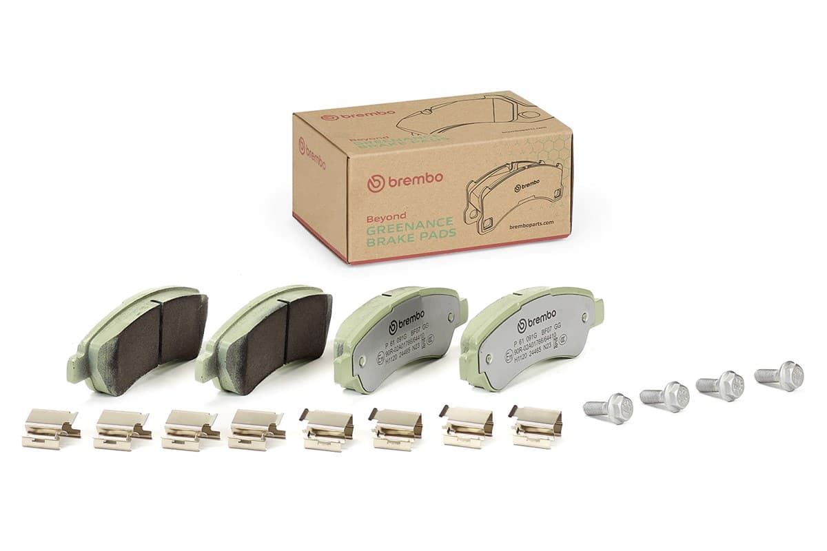 BREMBO Sada brzdových platničiek kotúčovej brzdy P 61 091G 1