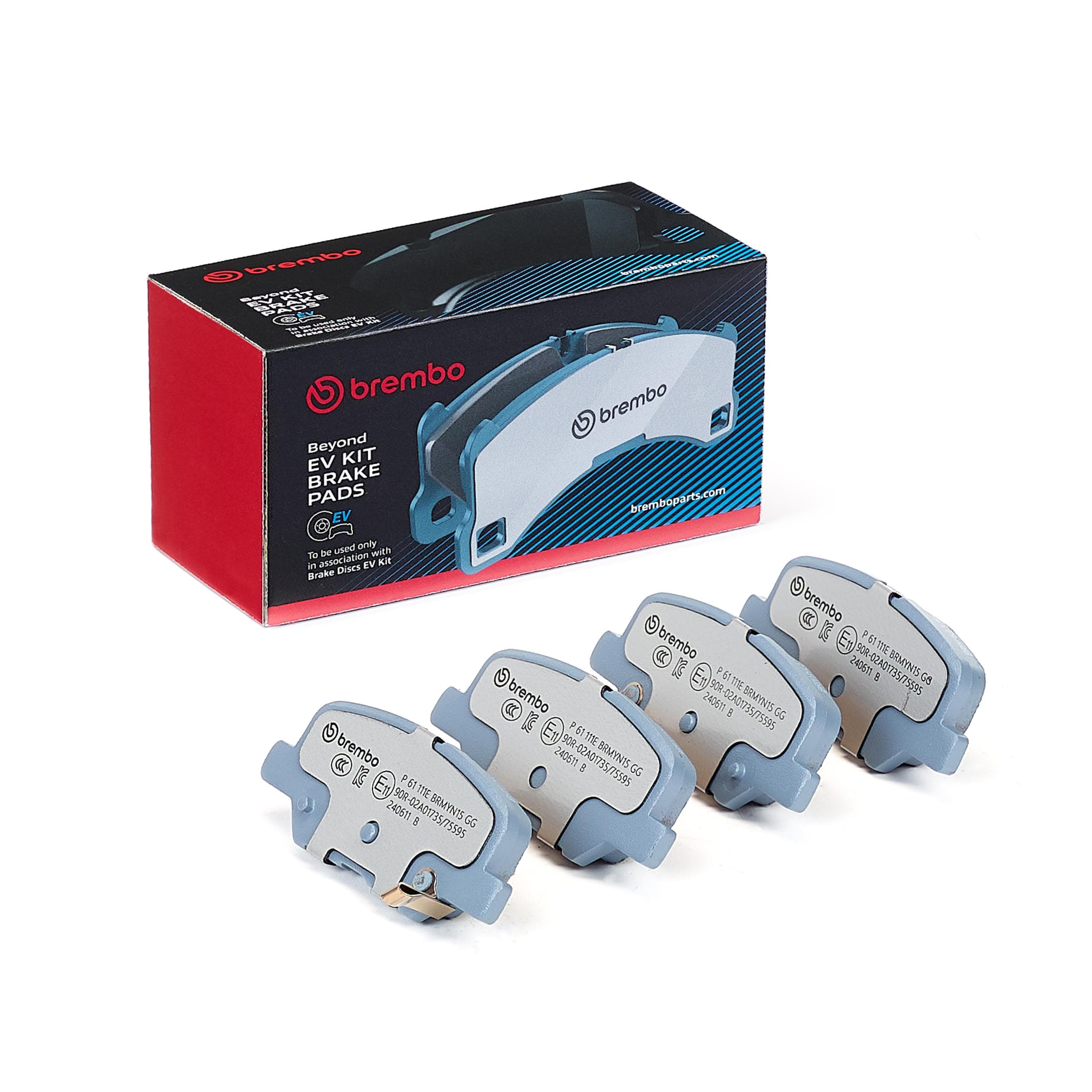 BREMBO Sada brzdových platničiek kotúčovej brzdy P 61 111E 1