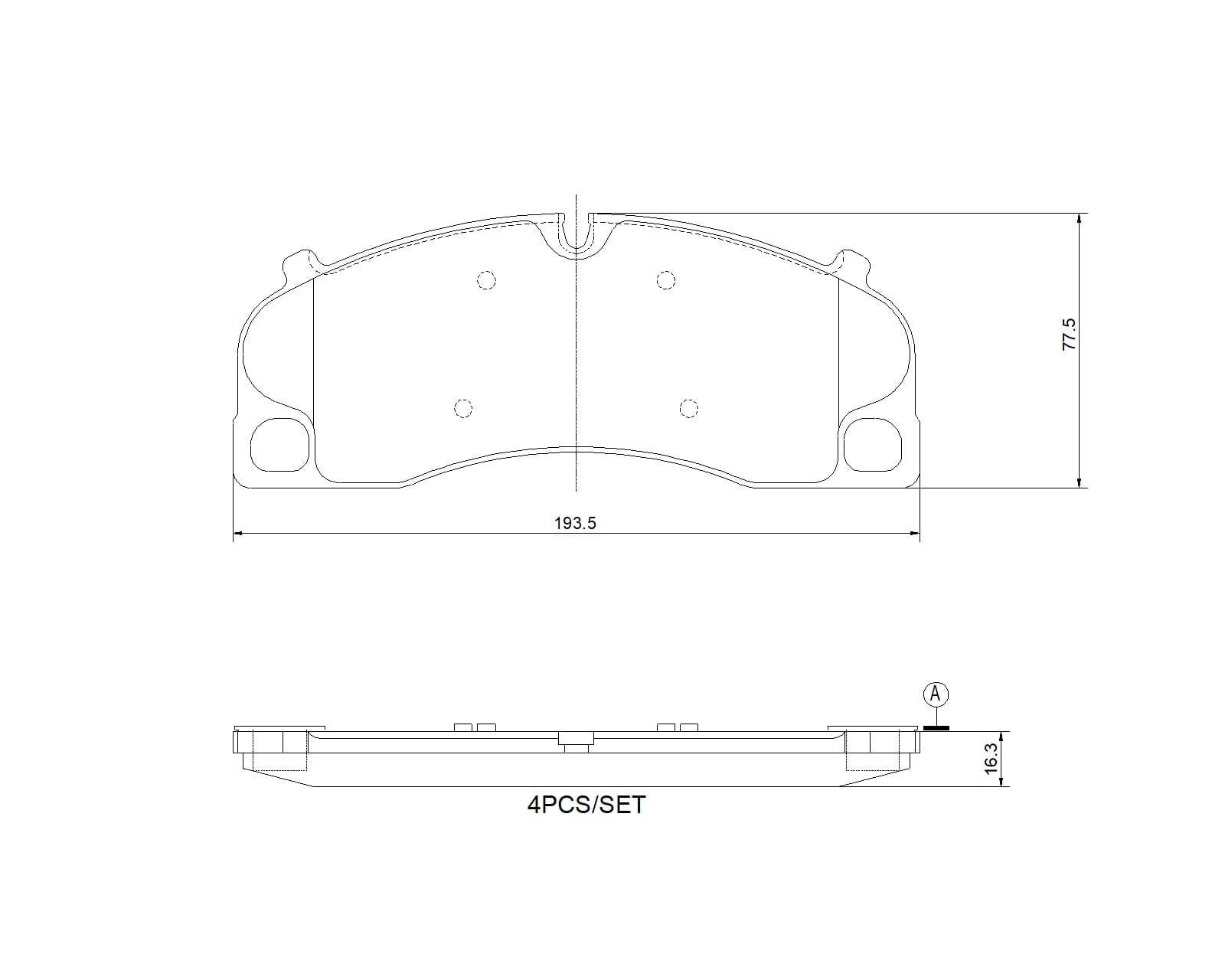 BREMBO Sada brzdových platničiek kotúčovej brzdy P 65 059 1