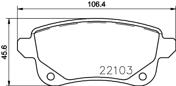 BREMBO Sada brzdových platničiek kotúčovej brzdy P68064 1
