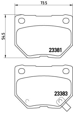 BREMBO Sada brzdových platničiek kotúčovej brzdy P78016 1