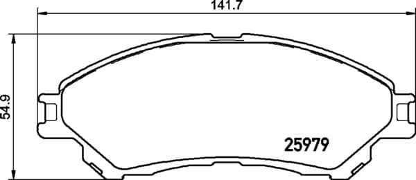BREMBO Sada brzdových platničiek kotúčovej brzdy P79032 1