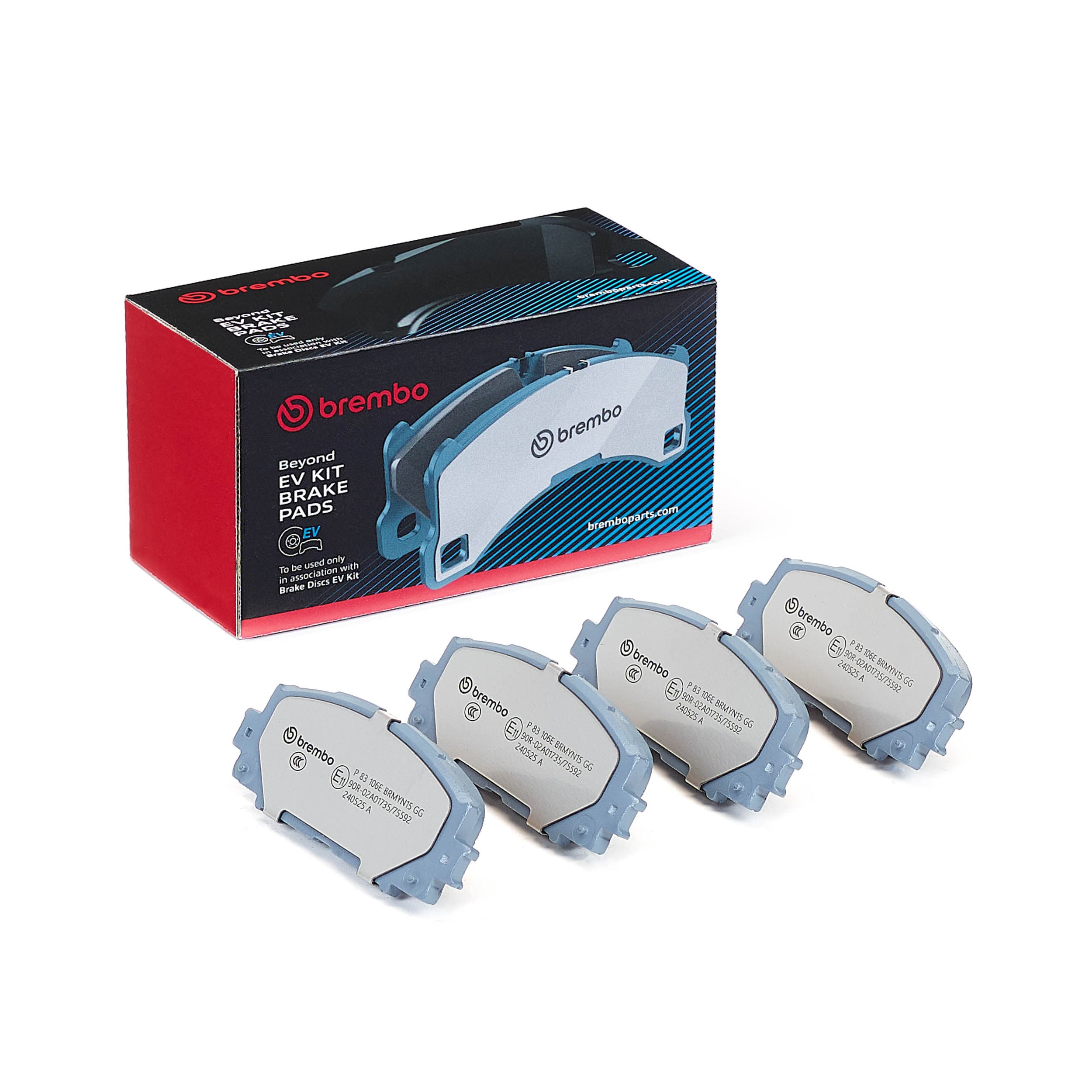 BREMBO Sada brzdových platničiek kotúčovej brzdy P 83 106E 1
