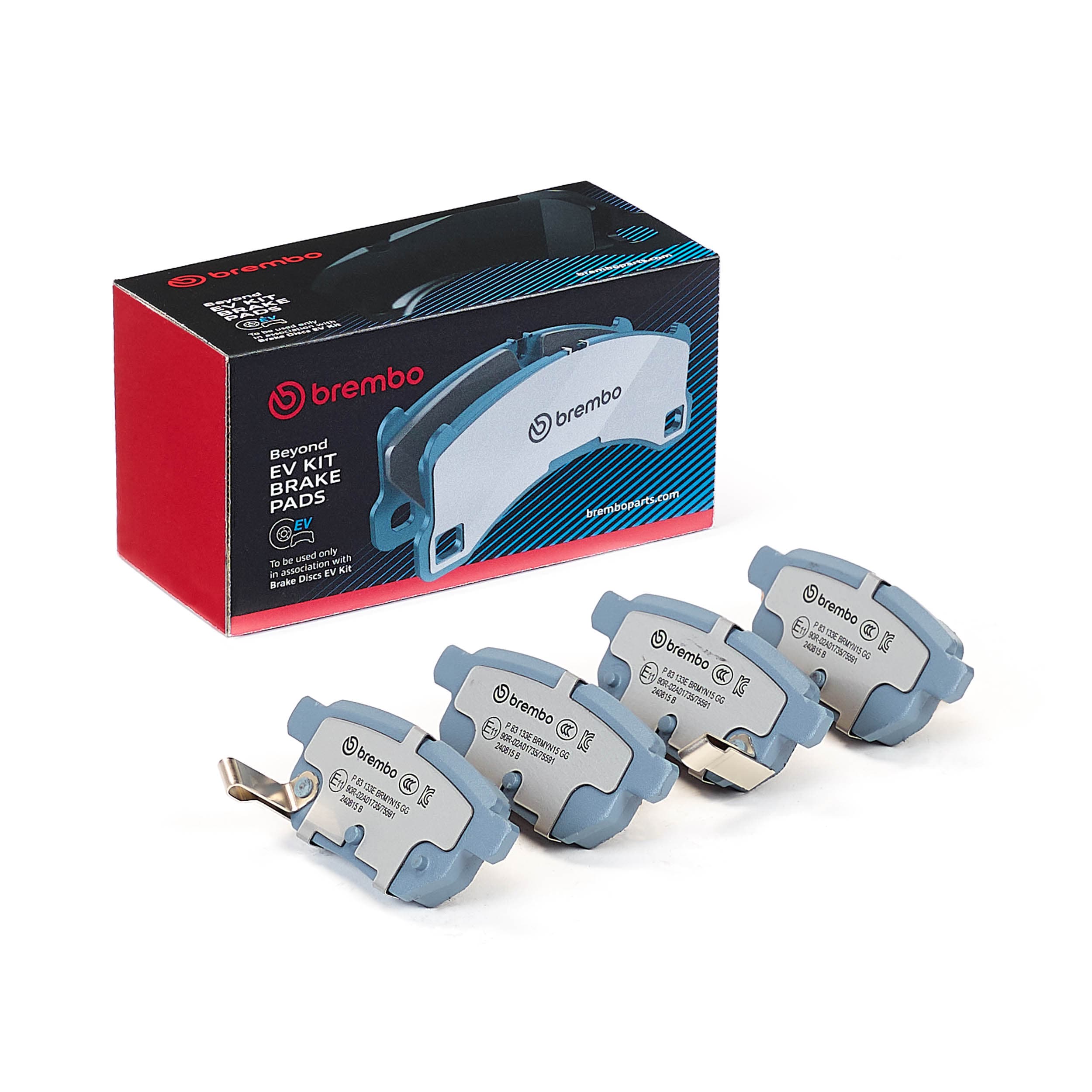 BREMBO Sada brzdových platničiek kotúčovej brzdy P 83 133E 1