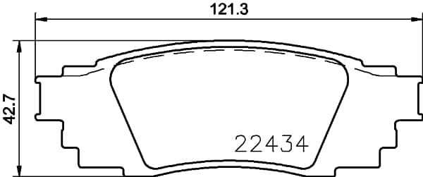 BREMBO Sada brzdových platničiek kotúčovej brzdy P83160 1