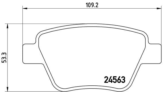 BREMBO Sada brzdových platničiek kotúčovej brzdy P85114 1