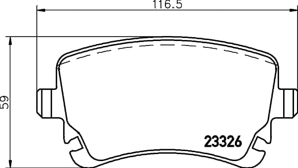 BREMBO Sada brzdových platničiek kotúčovej brzdy P85143 1