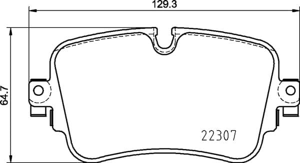 BREMBO Sada brzdových platničiek kotúčovej brzdy P85161 1