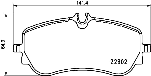 BREMBO Sada brzdových platničiek kotúčovej brzdy P85172 1