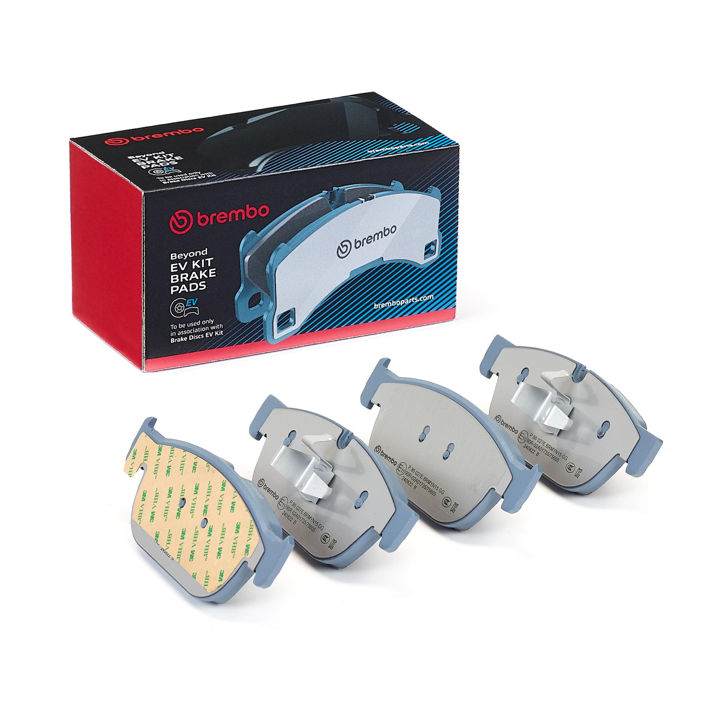 BREMBO Sada brzdových platničiek kotúčovej brzdy P 86 027E 1