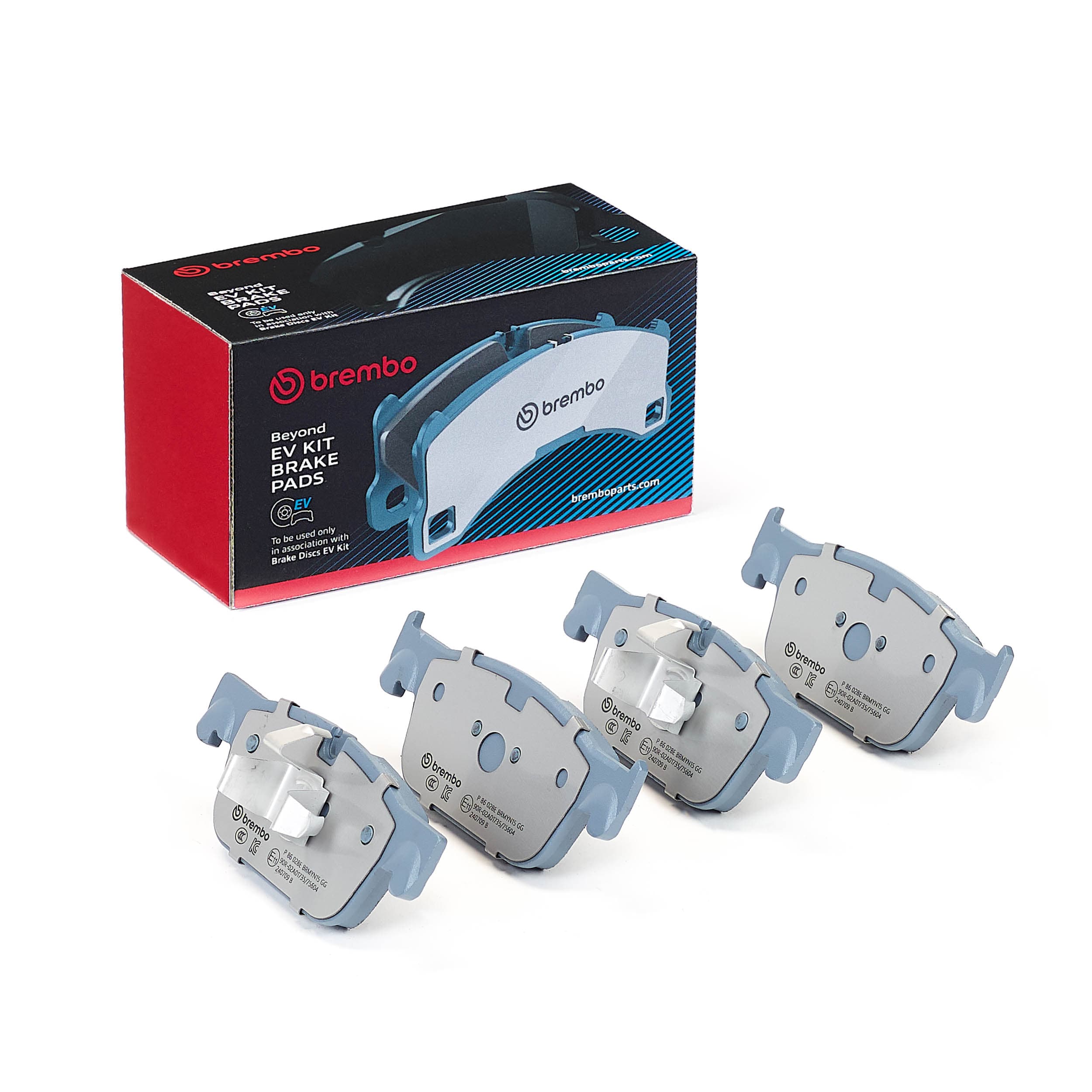 BREMBO Sada brzdových platničiek kotúčovej brzdy P 86 028E 1