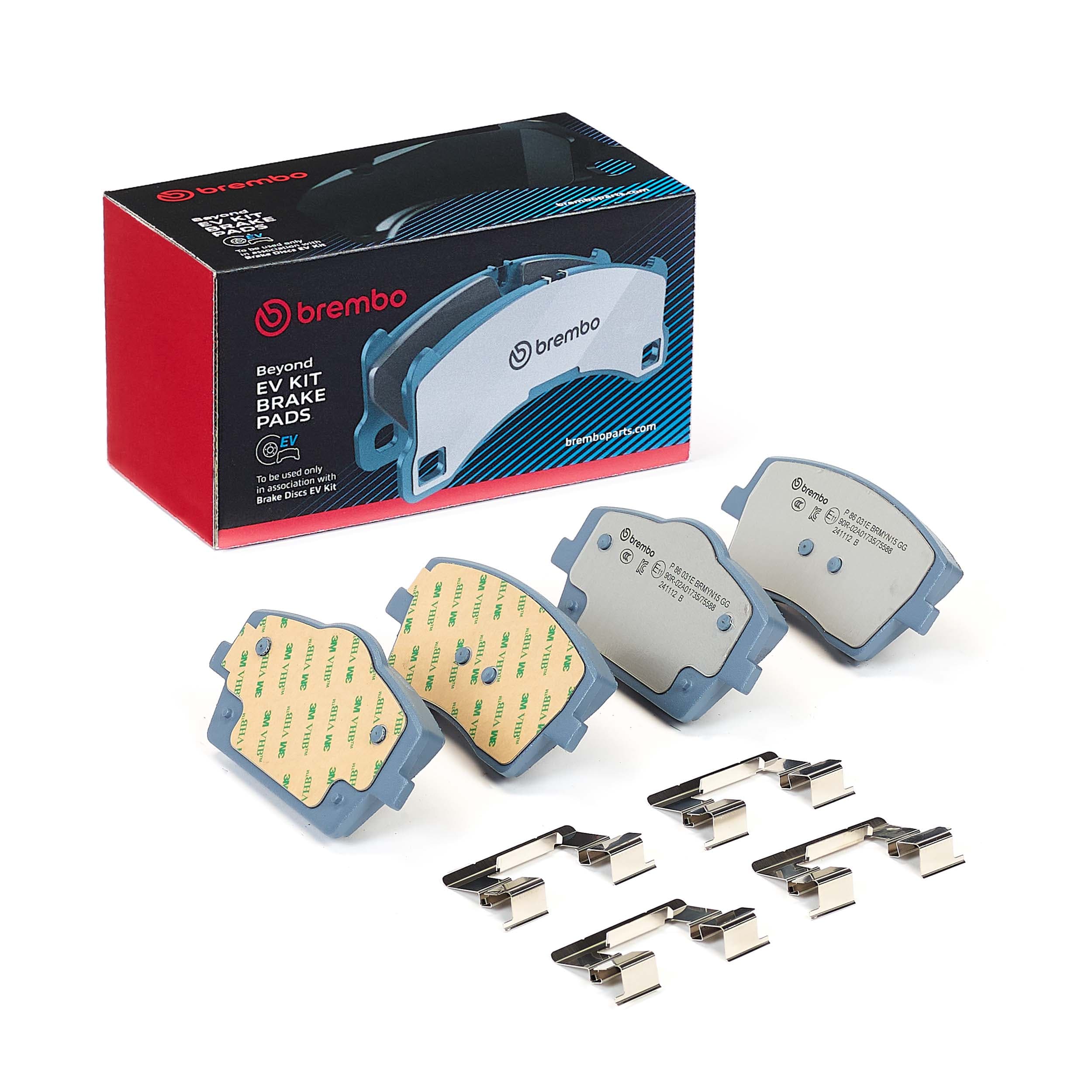 BREMBO Sada brzdových platničiek kotúčovej brzdy P 86 031E 1