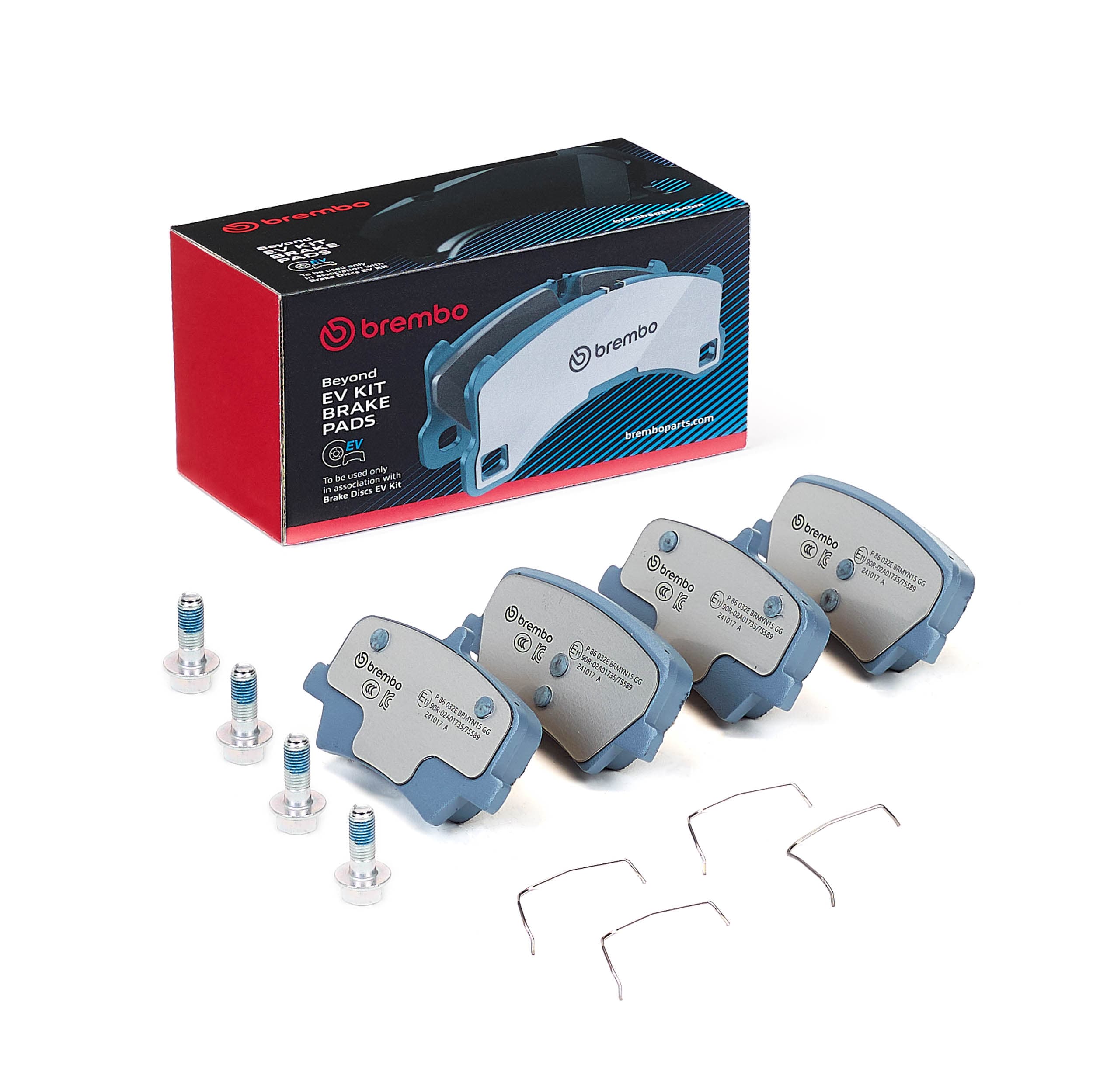 BREMBO Sada brzdových platničiek kotúčovej brzdy P 86 032E 1