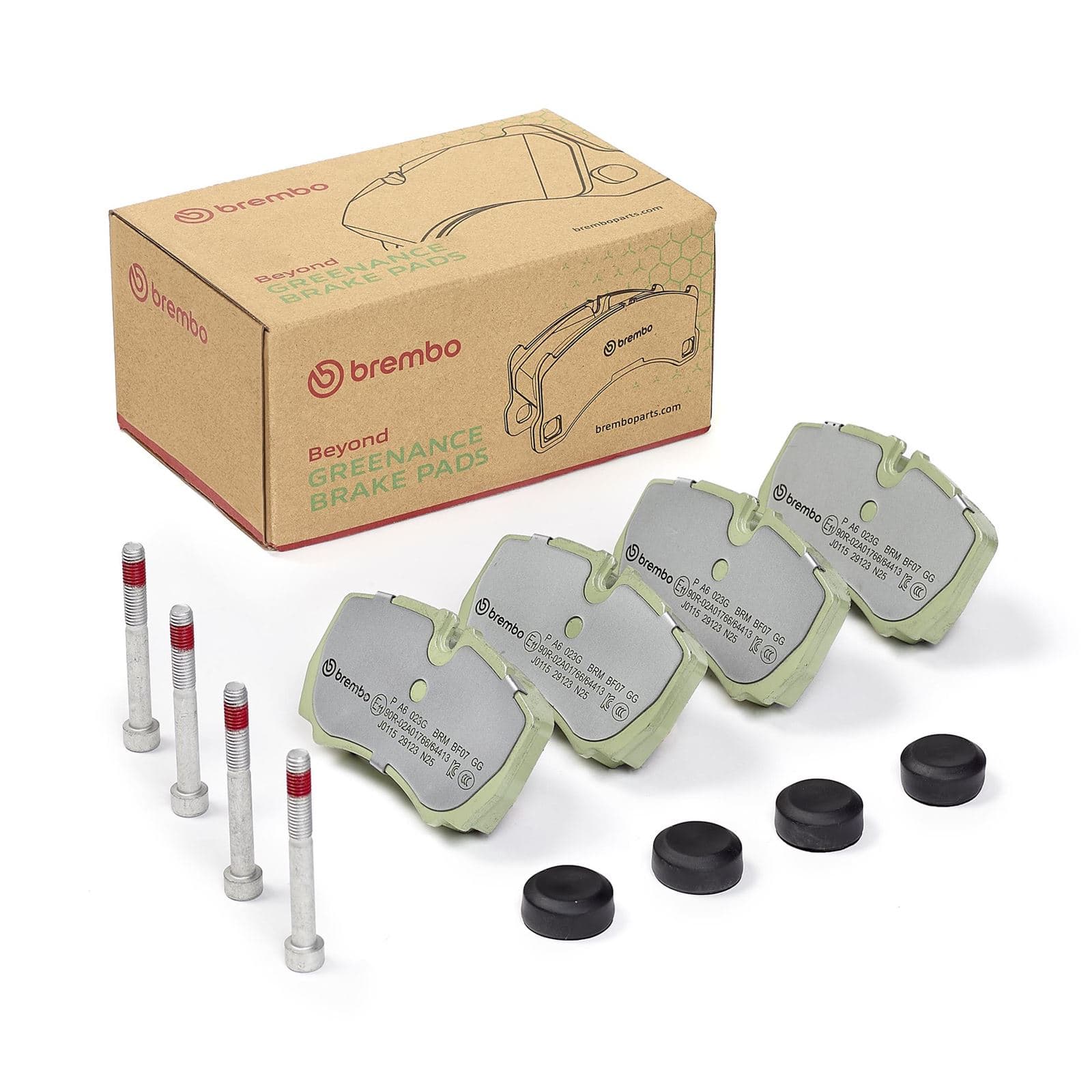 BREMBO Sada brzdových platničiek kotúčovej brzdy P A6 023G 1