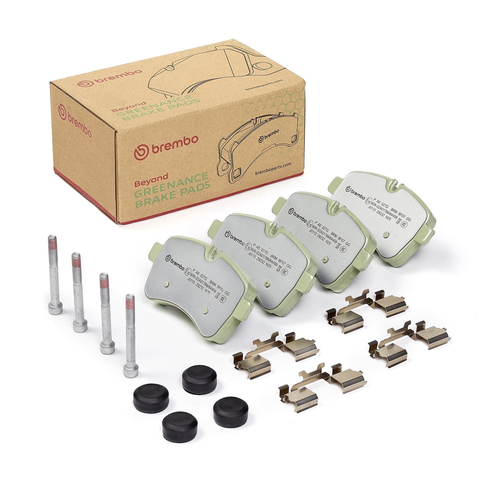 BREMBO Sada brzdových platničiek kotúčovej brzdy P A6 027G 1