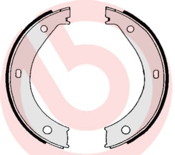 BREMBO Sada brzd. čeľustí parkov. brzdy S06503 1