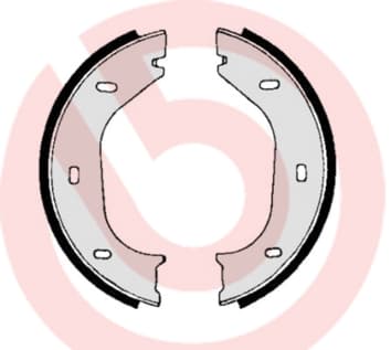 BREMBO Sada brzd. čeľustí parkov. brzdy S06505 1