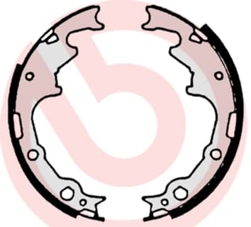 BREMBO Sada brzdových čeľustí S10502 1