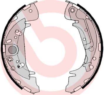 BREMBO Sada brzdových čeľustí S11504 1