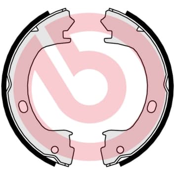 BREMBO Sada brzd. čeľustí parkov. brzdy S11510 1