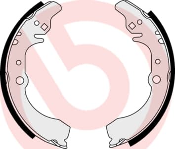 BREMBO Sada brzdových čeľustí S16512 1