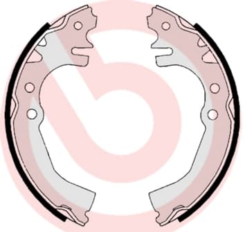BREMBO Sada brzdových čeľustí S16513 1