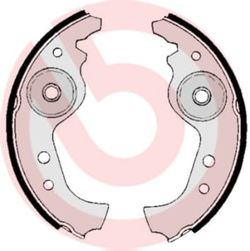 BREMBO Sada brzdových čeľustí S23501 1