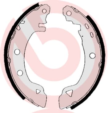 BREMBO Sada brzdových čeľustí S23507 1