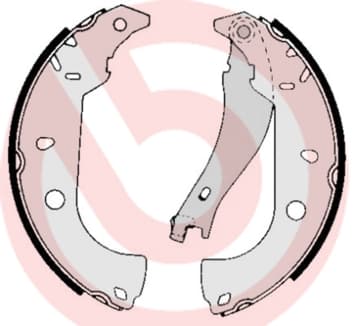 BREMBO Sada brzdových čeľustí S23511 1