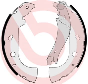 BREMBO Sada brzdových čeľustí S23514 1