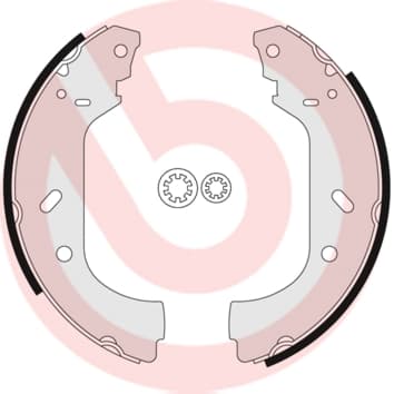 BREMBO Sada brzdových čeľustí S23517 1