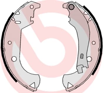 BREMBO Sada brzdových čeľustí S23524 1