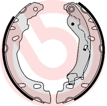 BREMBO Sada brzdových čeľustí S23529 1