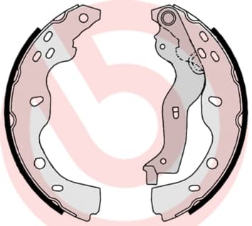 BREMBO Sada brzdových čeľustí S23532 1