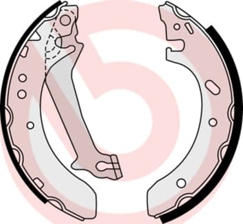 BREMBO Sada brzdových čeľustí S23578 1