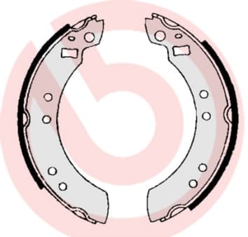 BREMBO Sada brzdových čeľustí S24501 1