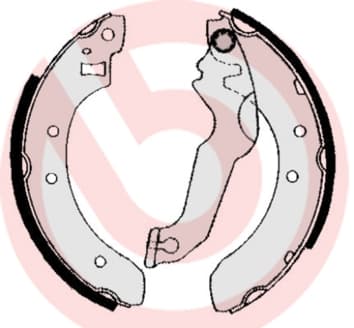 BREMBO Sada brzdových čeľustí S24507 1