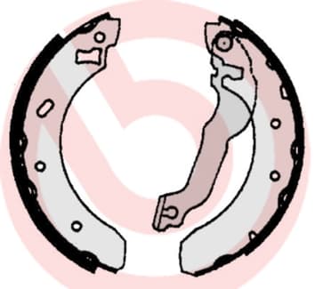 BREMBO Sada brzdových čeľustí S24521 1