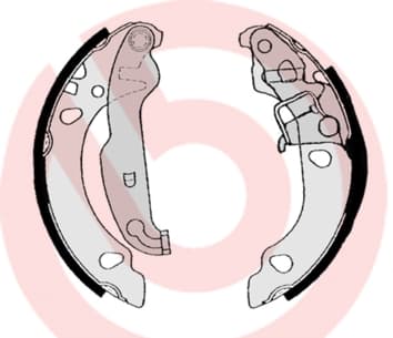 BREMBO Sada brzdových čeľustí S24530 1
