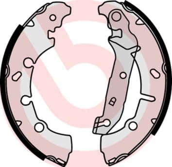 BREMBO Sada brzdových čeľustí S24532 1