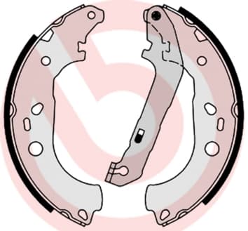 BREMBO Sada brzdových čeľustí S24534 1