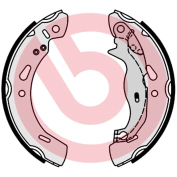 BREMBO Sada brzdových čeľustí S24548 1