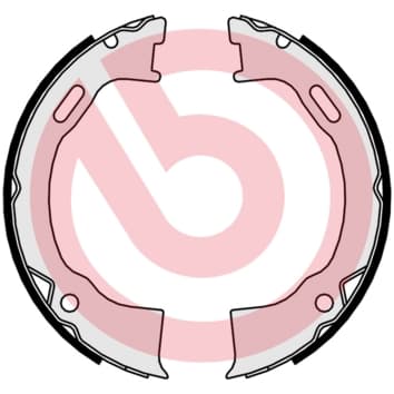 BREMBO Sada brzd. čeľustí parkov. brzdy S24549 1