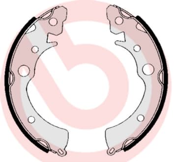 BREMBO Sada brzdových čeľustí S28505 1