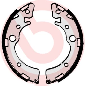 BREMBO Sada brzdových čeľustí S28509 1