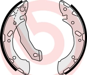 BREMBO Sada brzdových čeľustí S30503 1