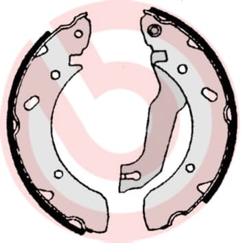 BREMBO Sada brzdových čeľustí S30504 1