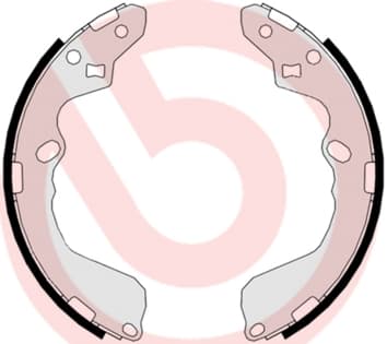 BREMBO Sada brzdových čeľustí S30508 1