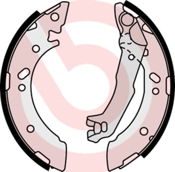BREMBO Sada brzdových čeľustí S30510 1